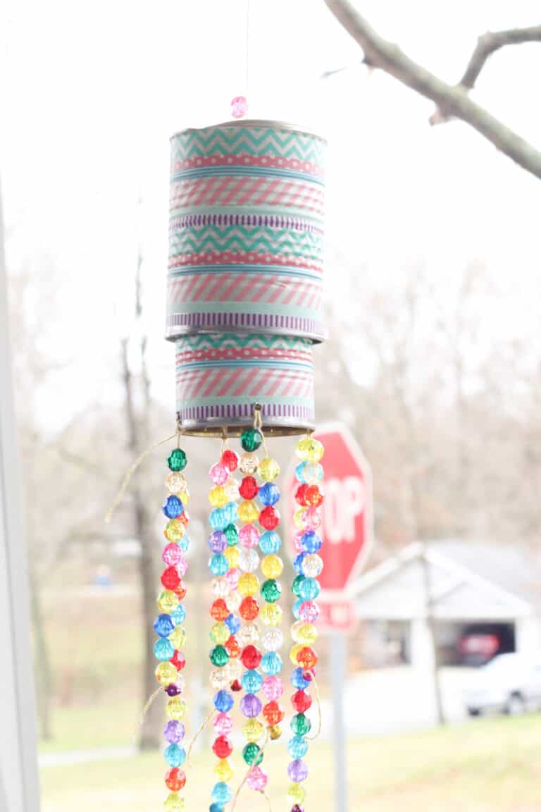 DIY Tin Can Wind Chimes - Single Girl's DIY