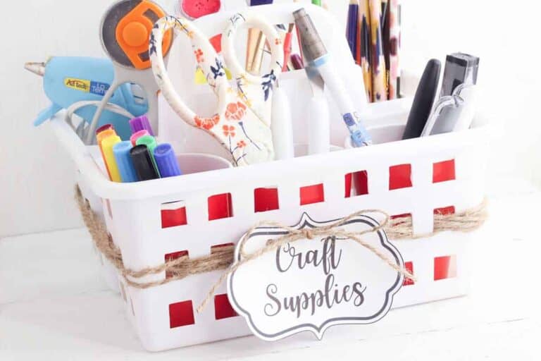 dollar tree Craft room Organization caddy