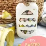 DIY Easter candy jars in pastel colors