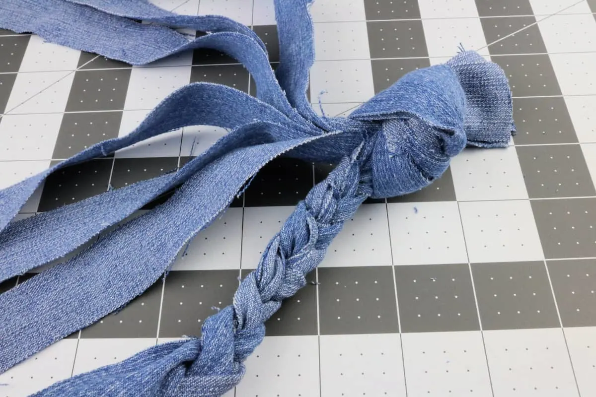 Diy denim outlet dog toy