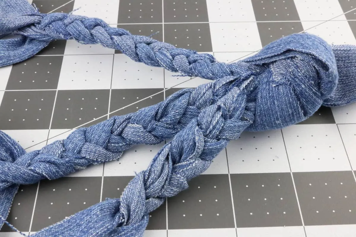 Denim Dog Toy Step 5