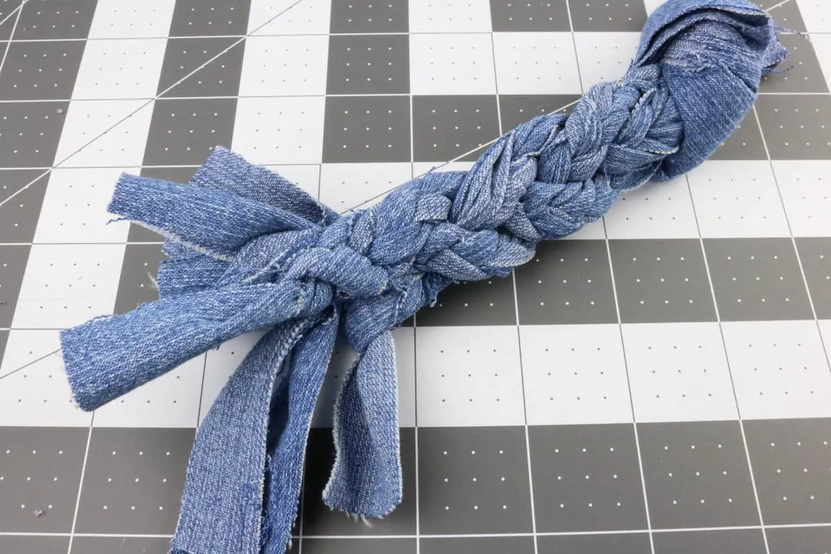 Denim Dog Toy Step 7