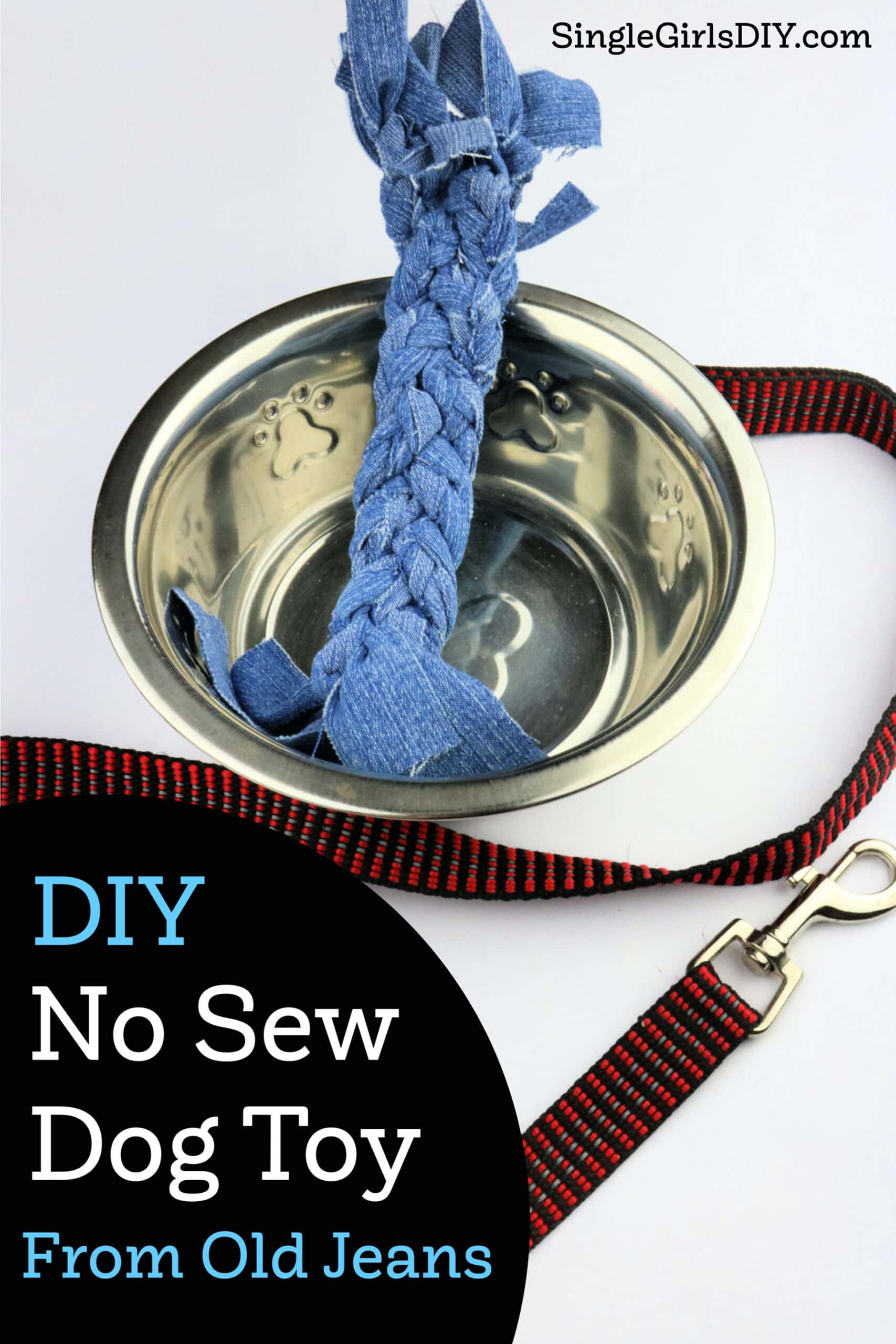 DIY Denim Dog Toy Single Girl's DIY