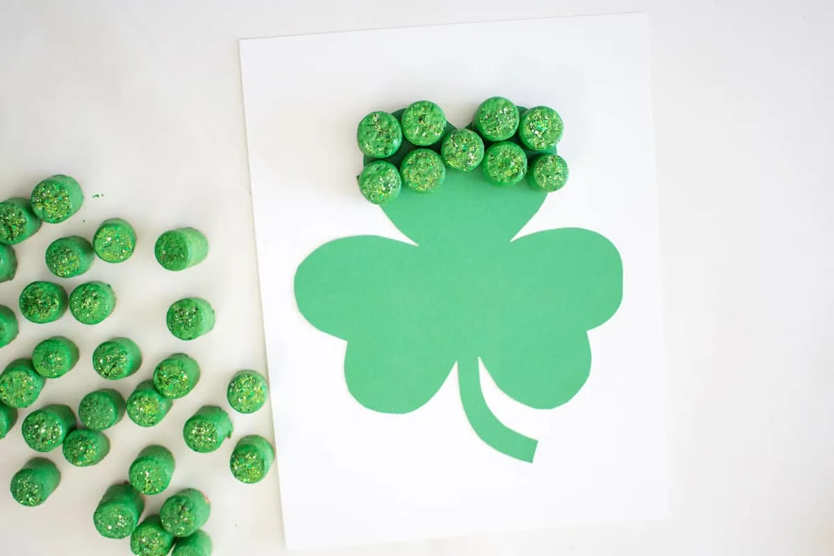 St Patricks Day Shamrock Step 9