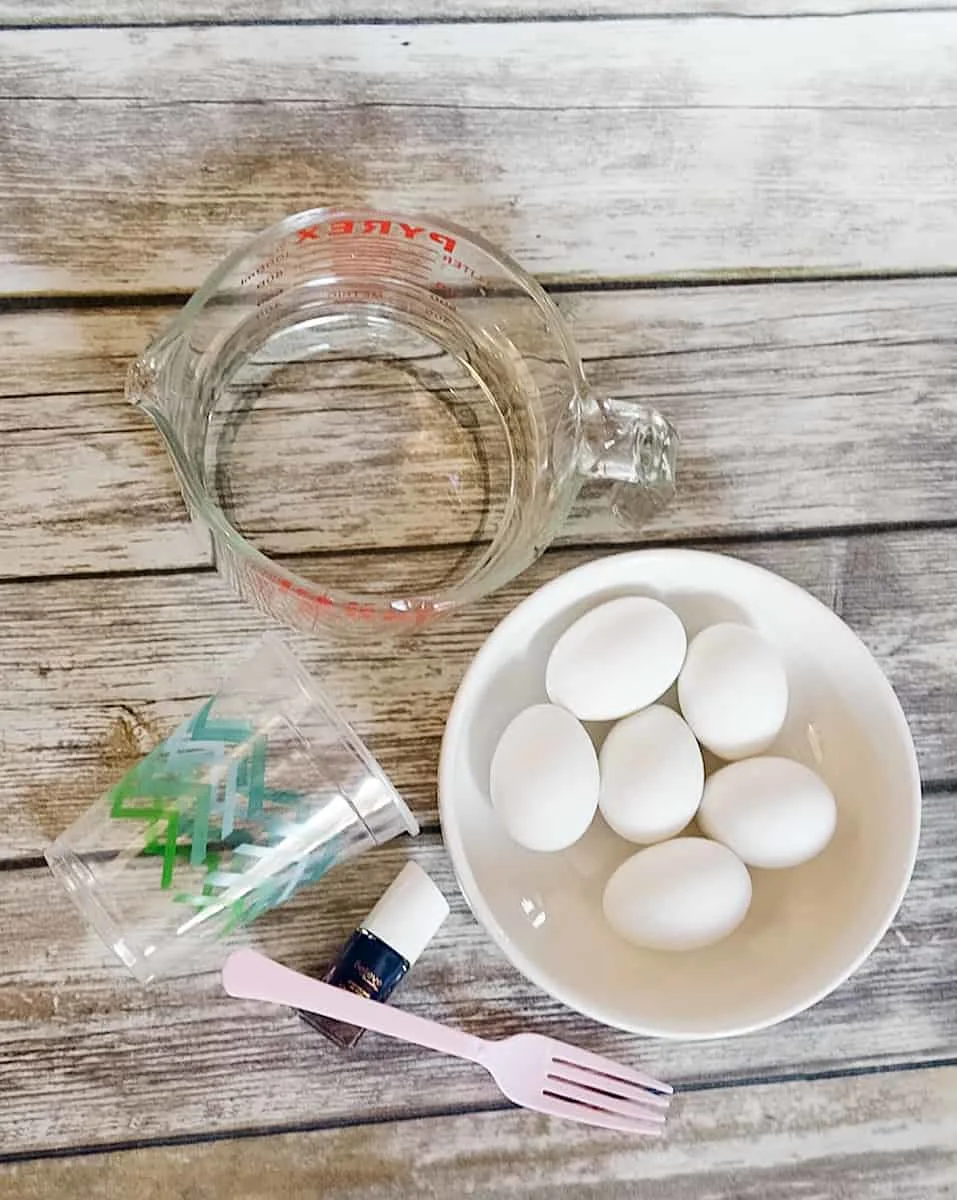 nail polish easter eggs supplies