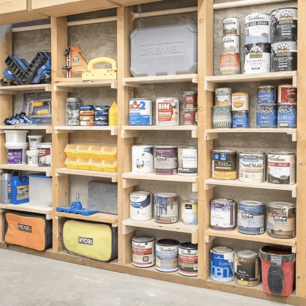 Woman in Real Life: Garage Organization - DIY Pegboard Tool