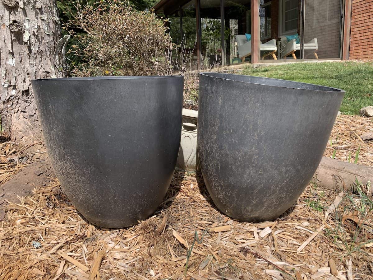 The Cheapest Way to DIY Large Plant Pots!