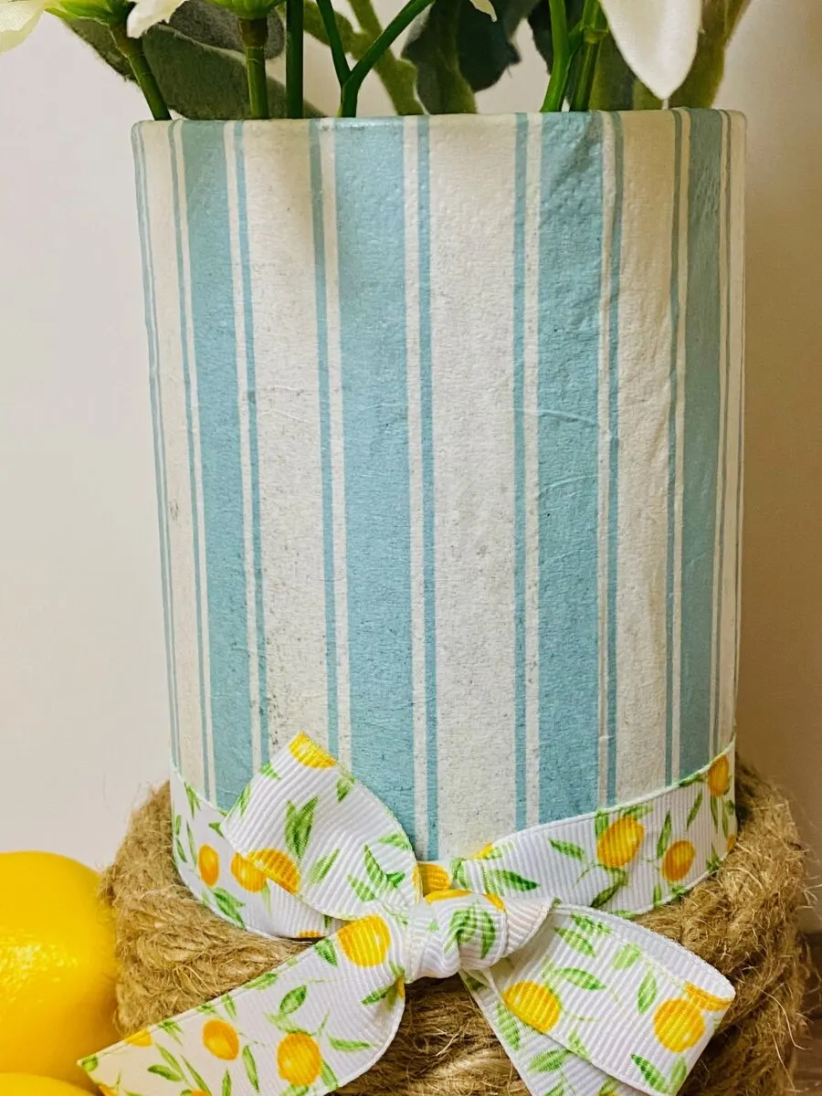 DIY Watering Can Makeover with Decoupage and Napkins – Home is Where the  Boat Is