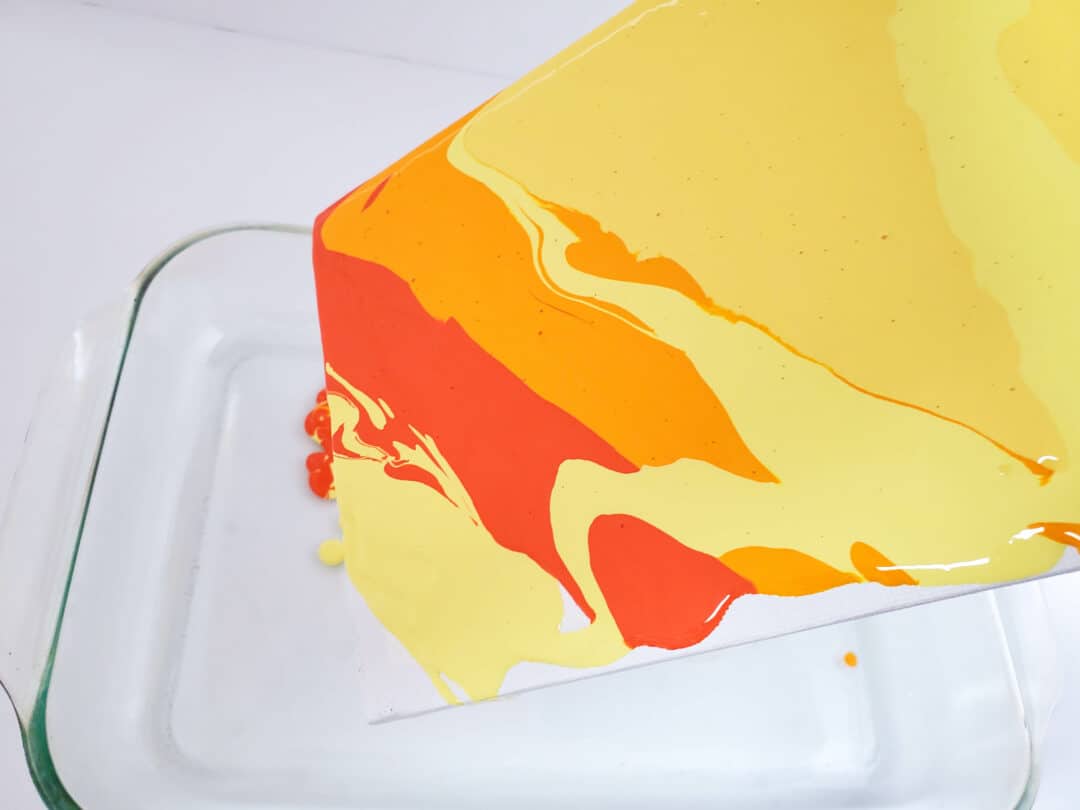 Paint Pouring on Canvas Tutorial Single Girl's DIY