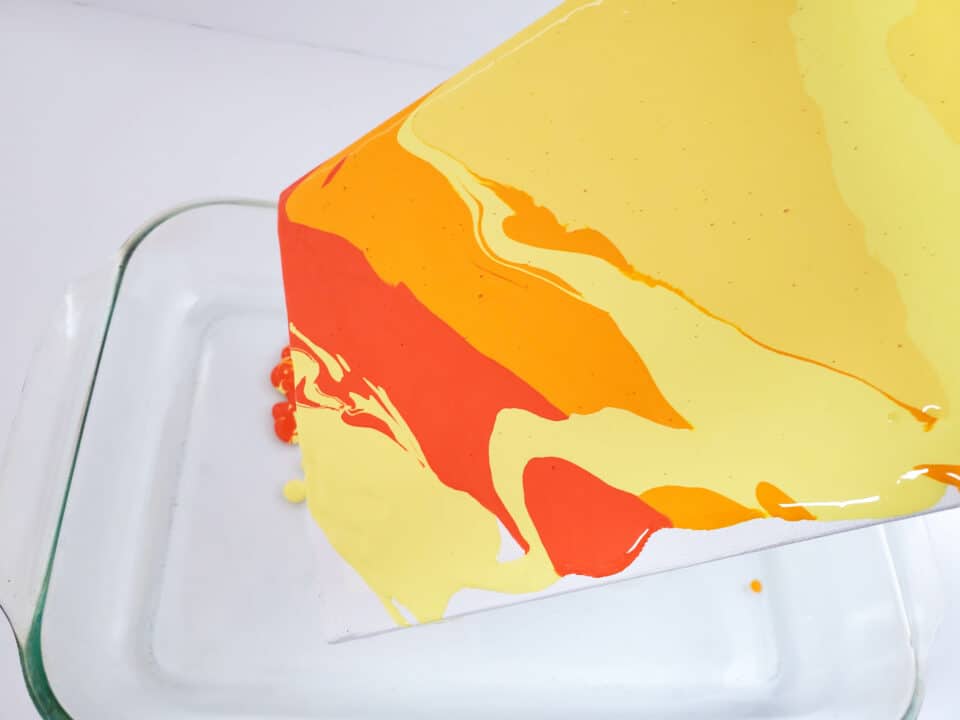 Paint Pouring on Canvas Tutorial Single Girl's DIY