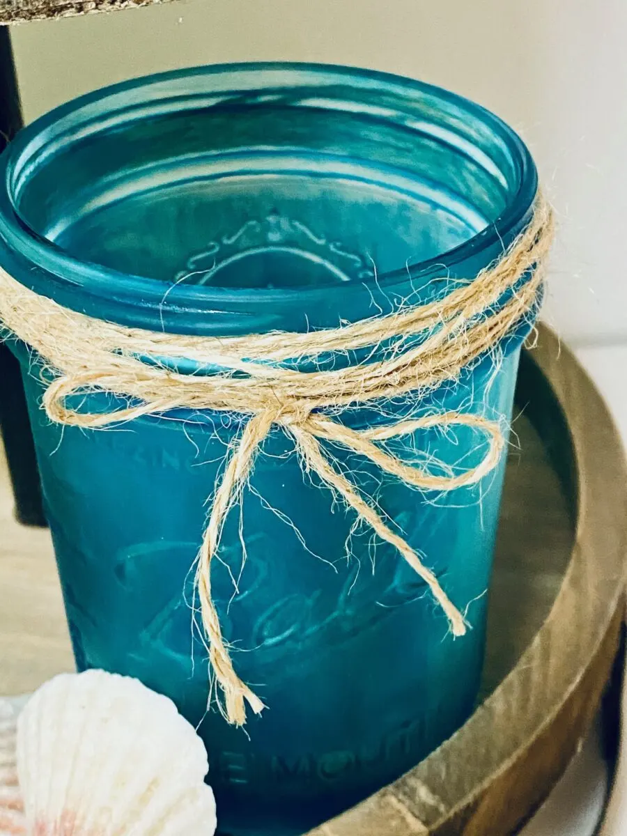 Twine Wrapped Mason Jars - It All Started With Paint