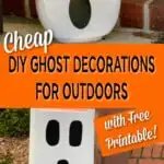 diy outdoor ghost decorations to make