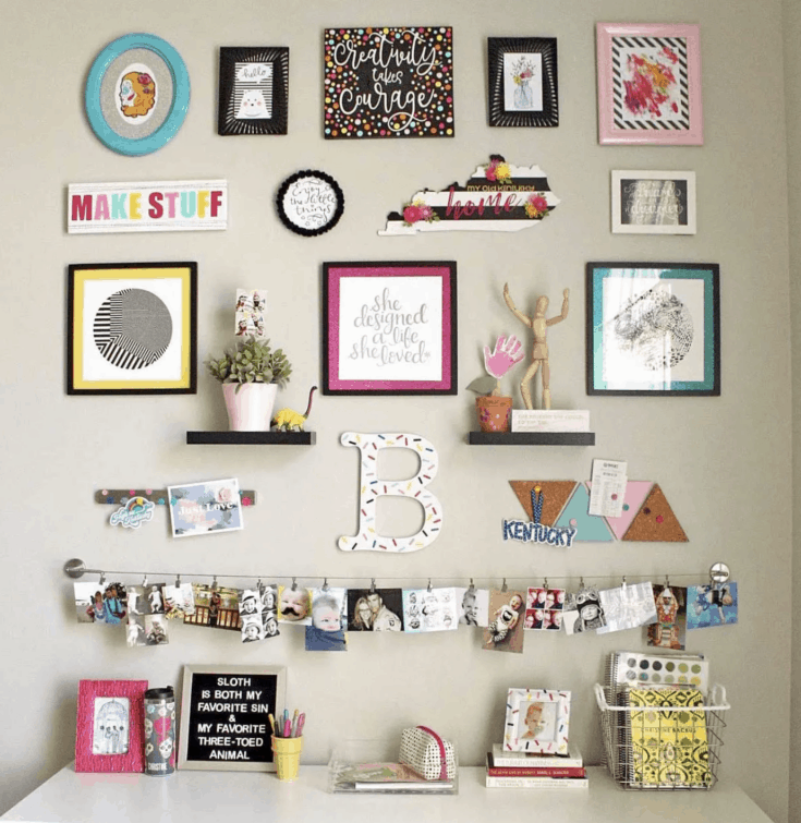 19 Gallery Wall Ideas to Inspire You - Single Girl's DIY