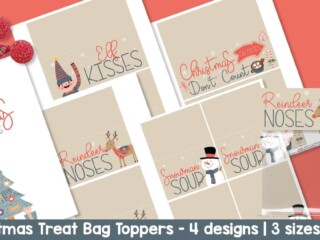 templates for free holiday treat bag toppers