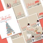 collection of free templates for holiday treat bag toppers