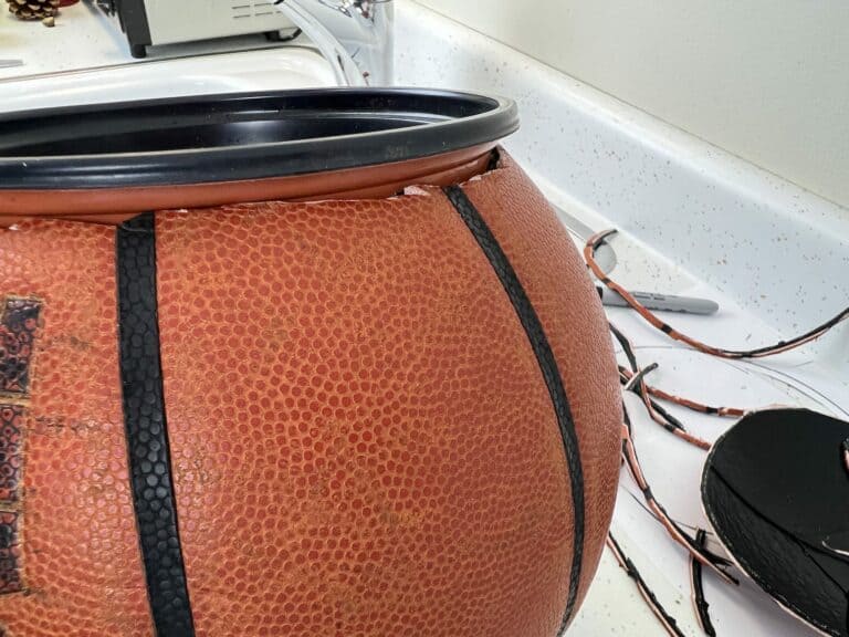 DIY Basketball Planter Single Girl's DIY