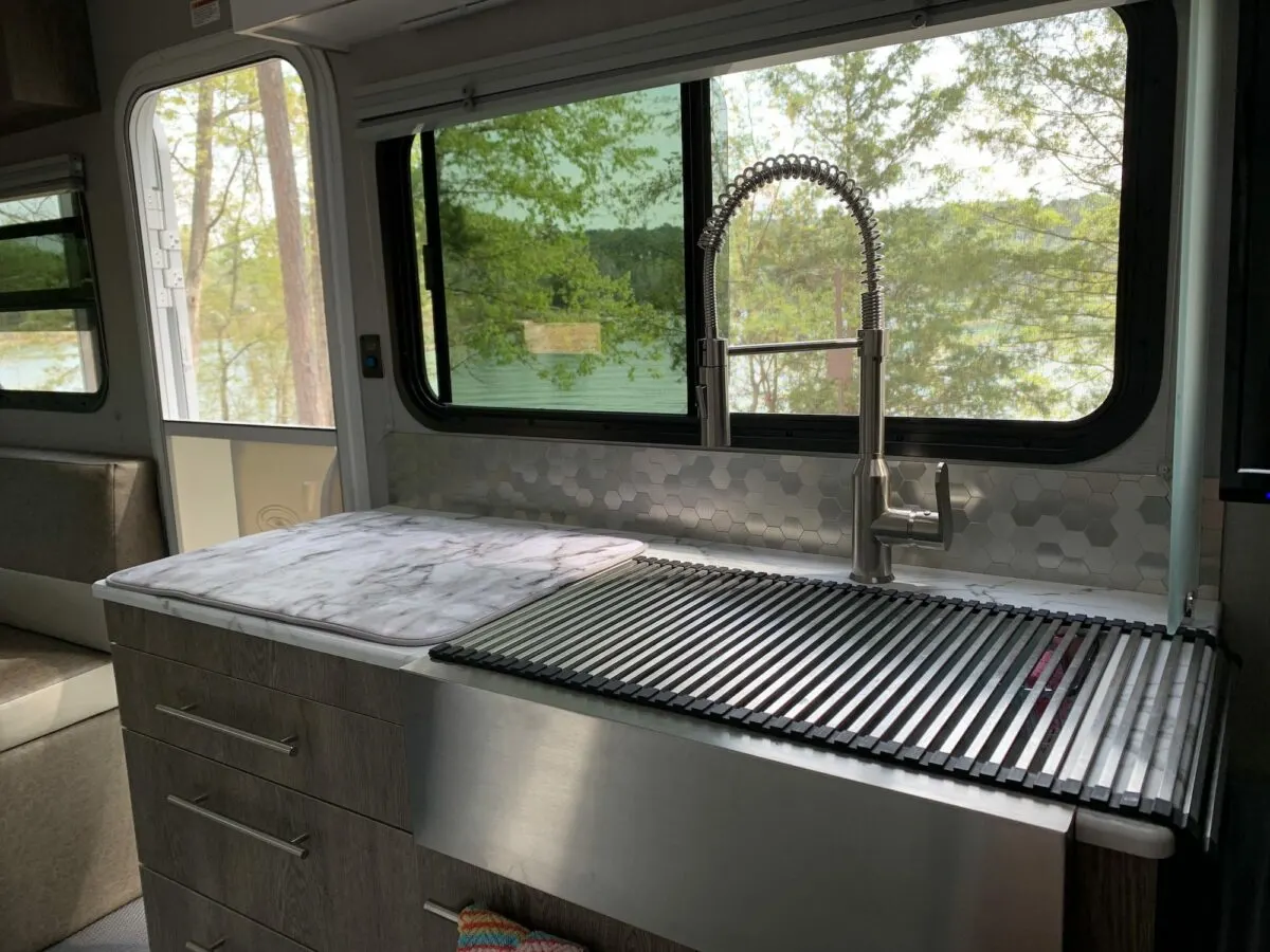 RV and Camper Roll Up Dish Drying Rack