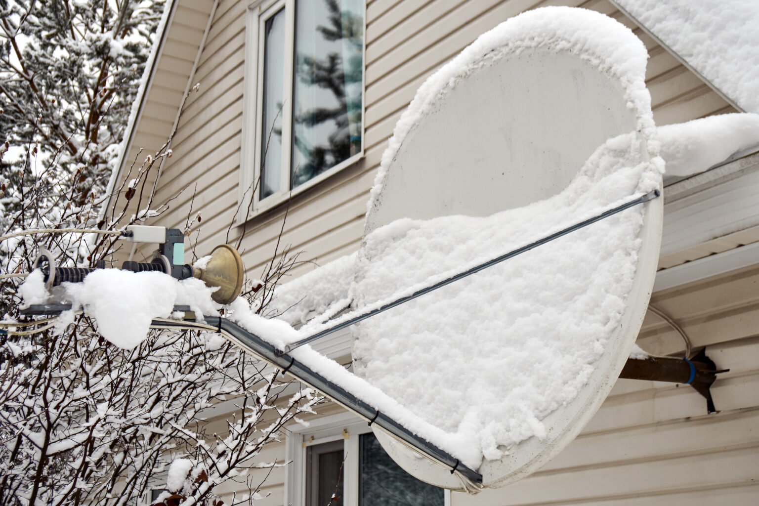 How to Remove Snow from Your Satellite Dish Single Girl's DIY