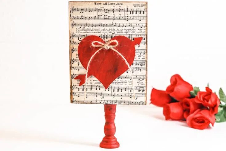 Sentimental Love Song Valentine Sign