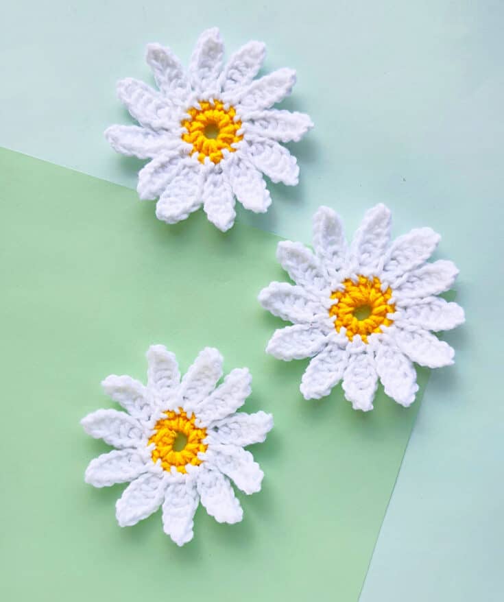 Easy Daisy Crochet Pattern Single Girl's DIY