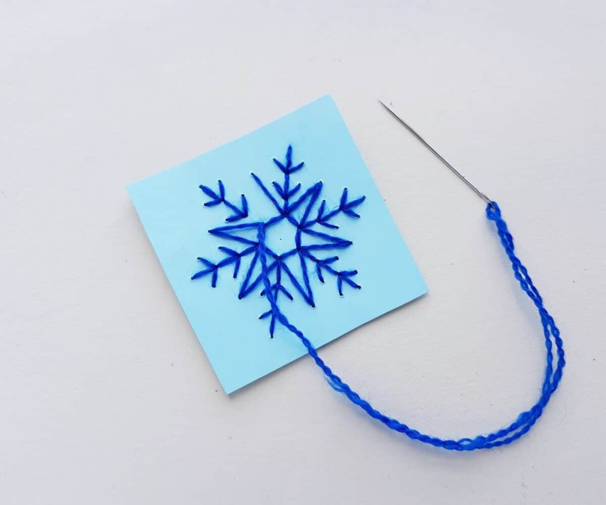 String Snowflake Craft
