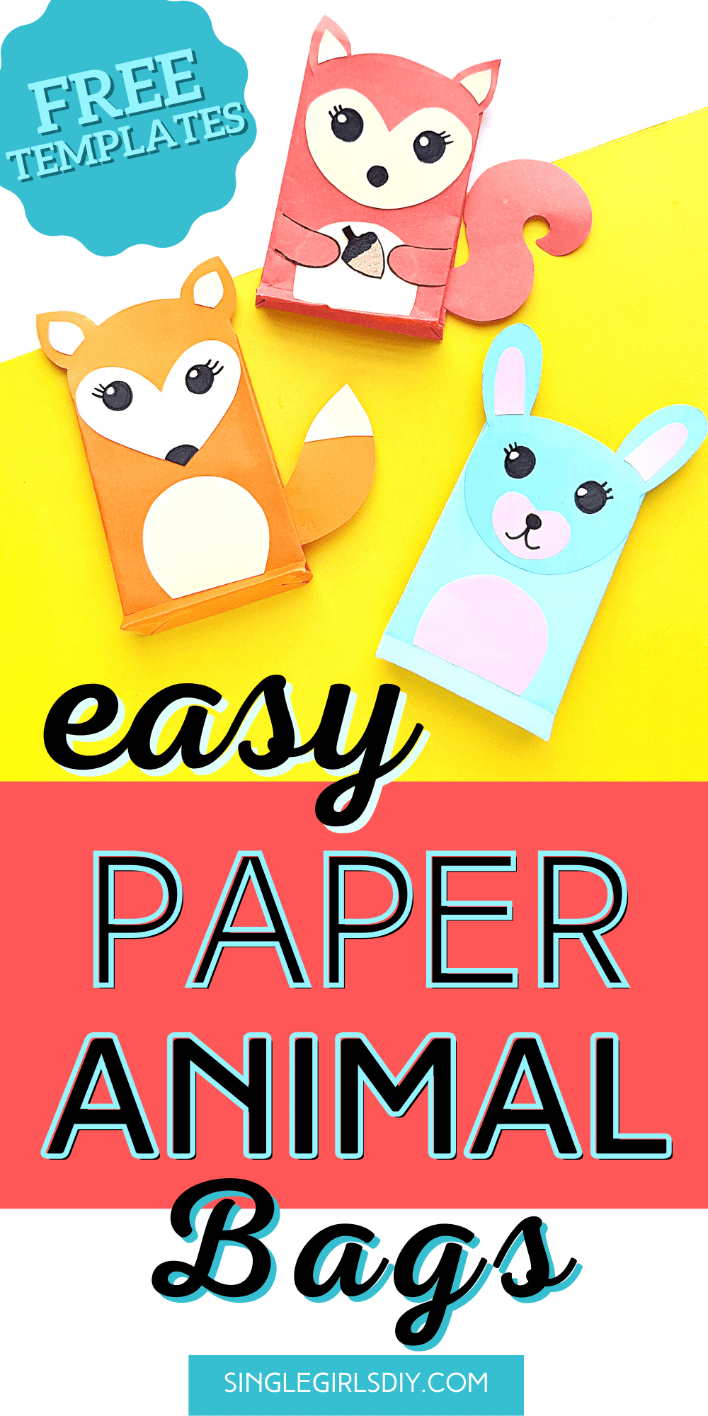 Adorable Forest Paper Bag Animals - Single Girl's DIY