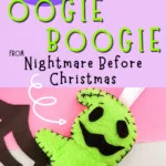 green felt boogie boogie plush ornament