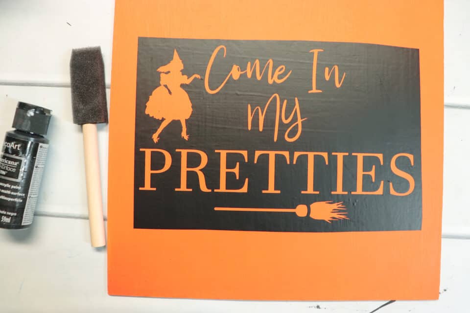 DIY Hocus Pocus Porch Sign - Single Girl's DIY