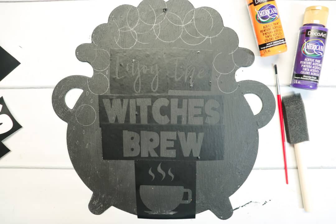 DIY Hocus Pocus Porch Sign - Single Girl's DIY