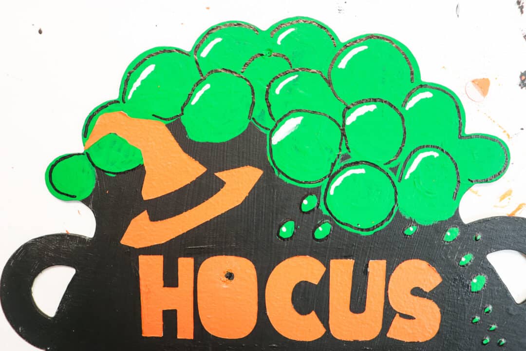 DIY Hocus Pocus Porch Sign - Single Girl's DIY