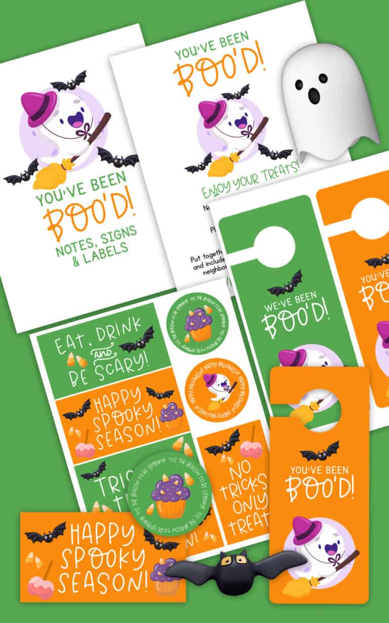 You've Been Booed Printable Sign and Ideas Single Girl's DIY