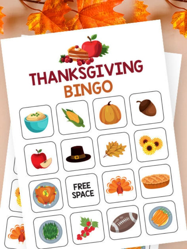 Free Thanksgiving Bingo Printable Story