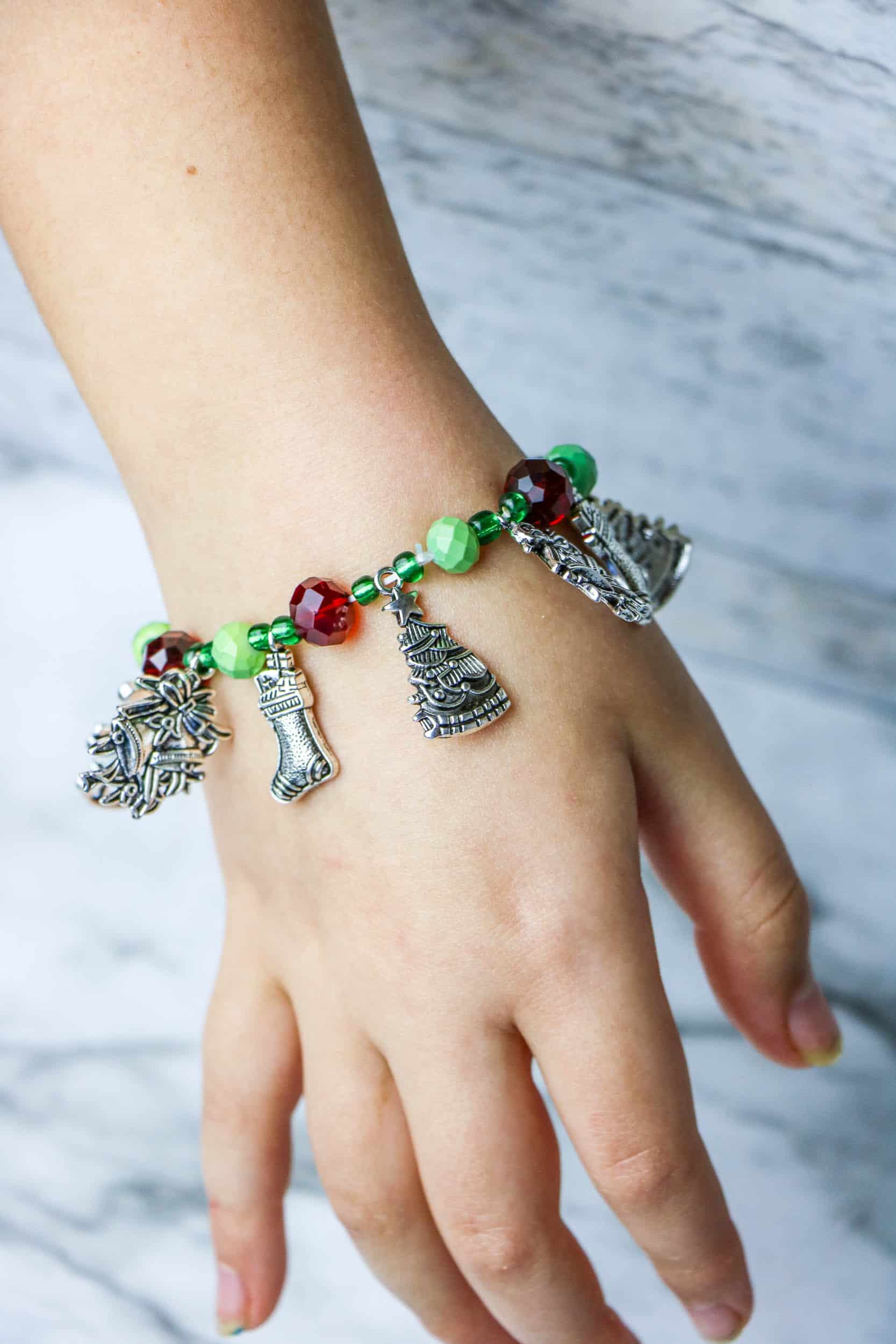 DIY Christmas Charm Bracelet Single Girl's DIY