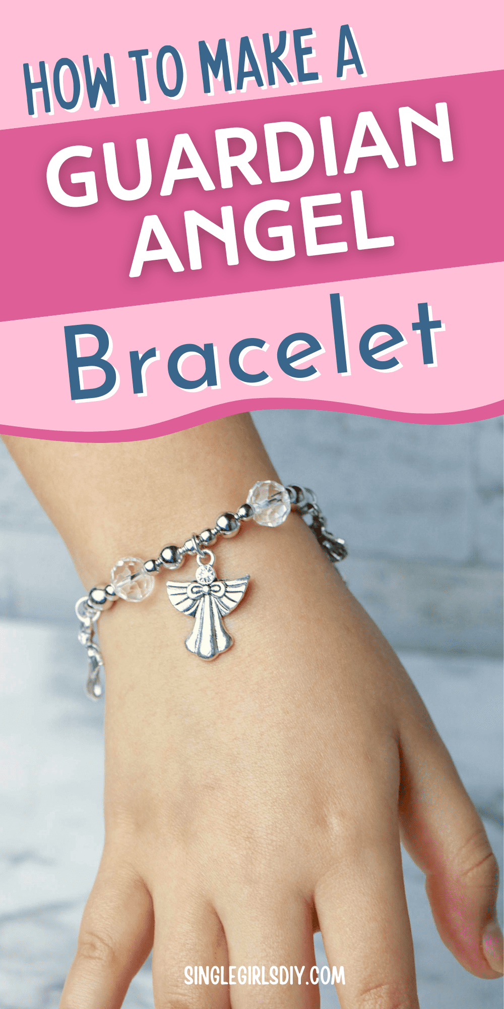 DIY Guardian Angel Bracelet Single Girl's DIY