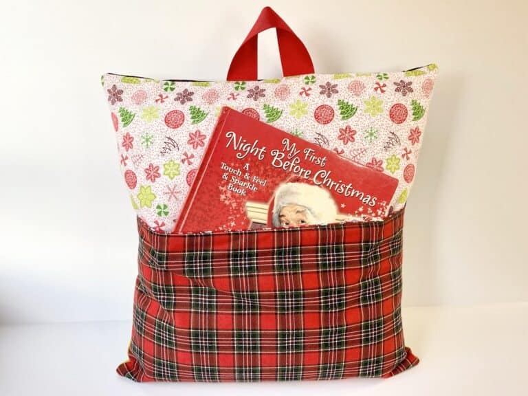 reading book pocket pillow