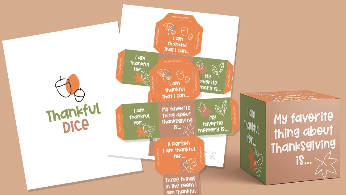 Free Printable Thanksgiving Dice Game - Play Party Plan