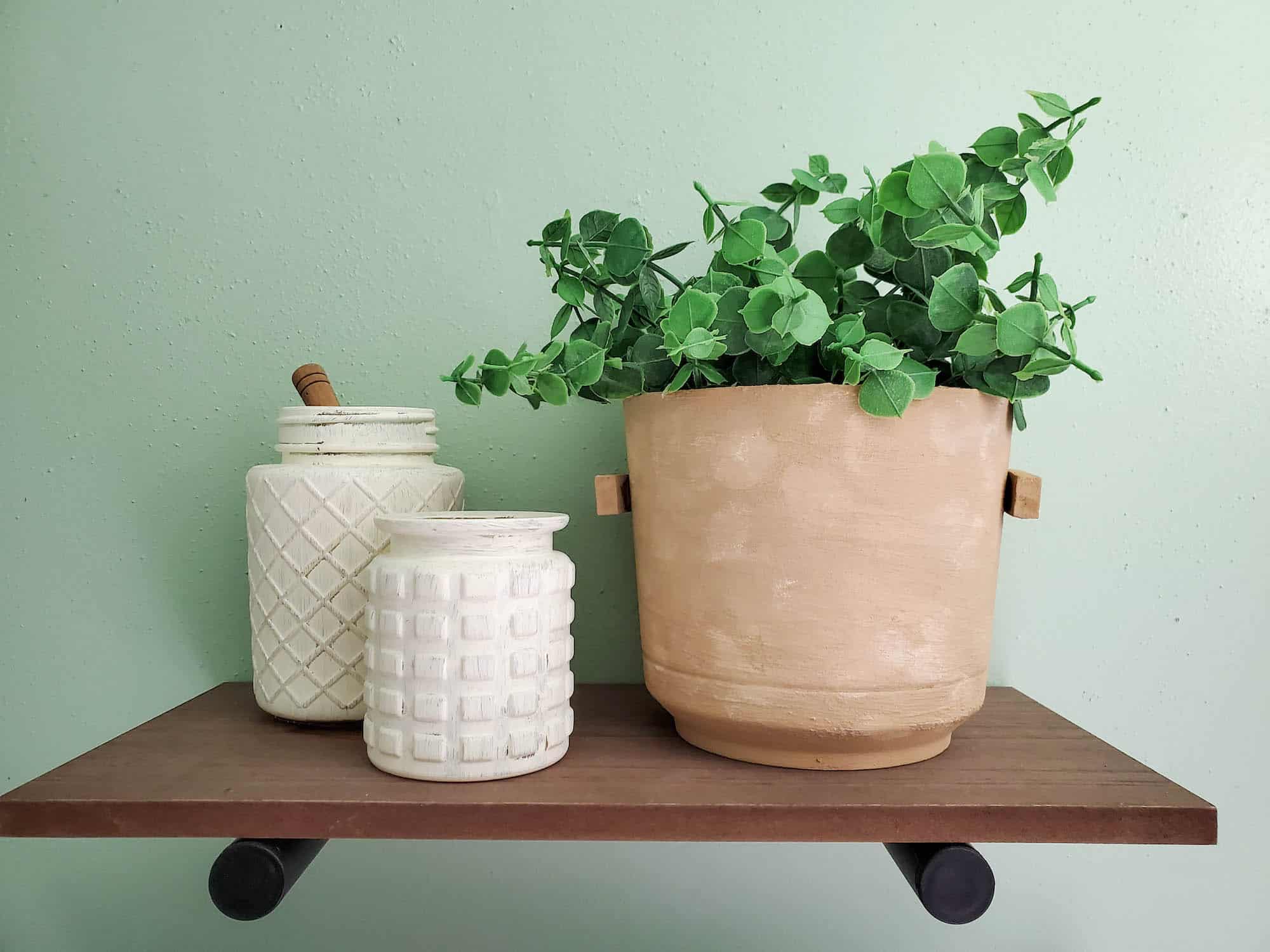 How to Make Faux Terra Cotta Pots (Dollar Tree DIY) Single Girl's DIY