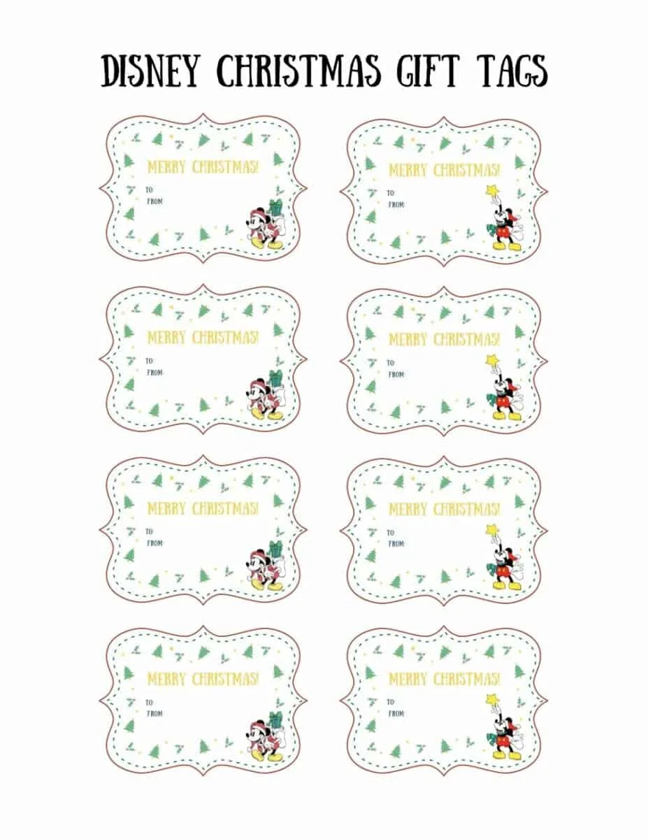 101 Free Printable Christmas Tags You Can Print At Home (2024)- So