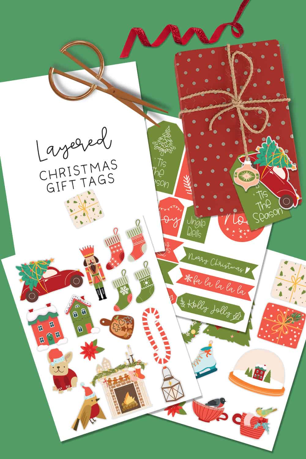 9 Best Free Printable Christmas Gift Tags - Single Girl's DIY