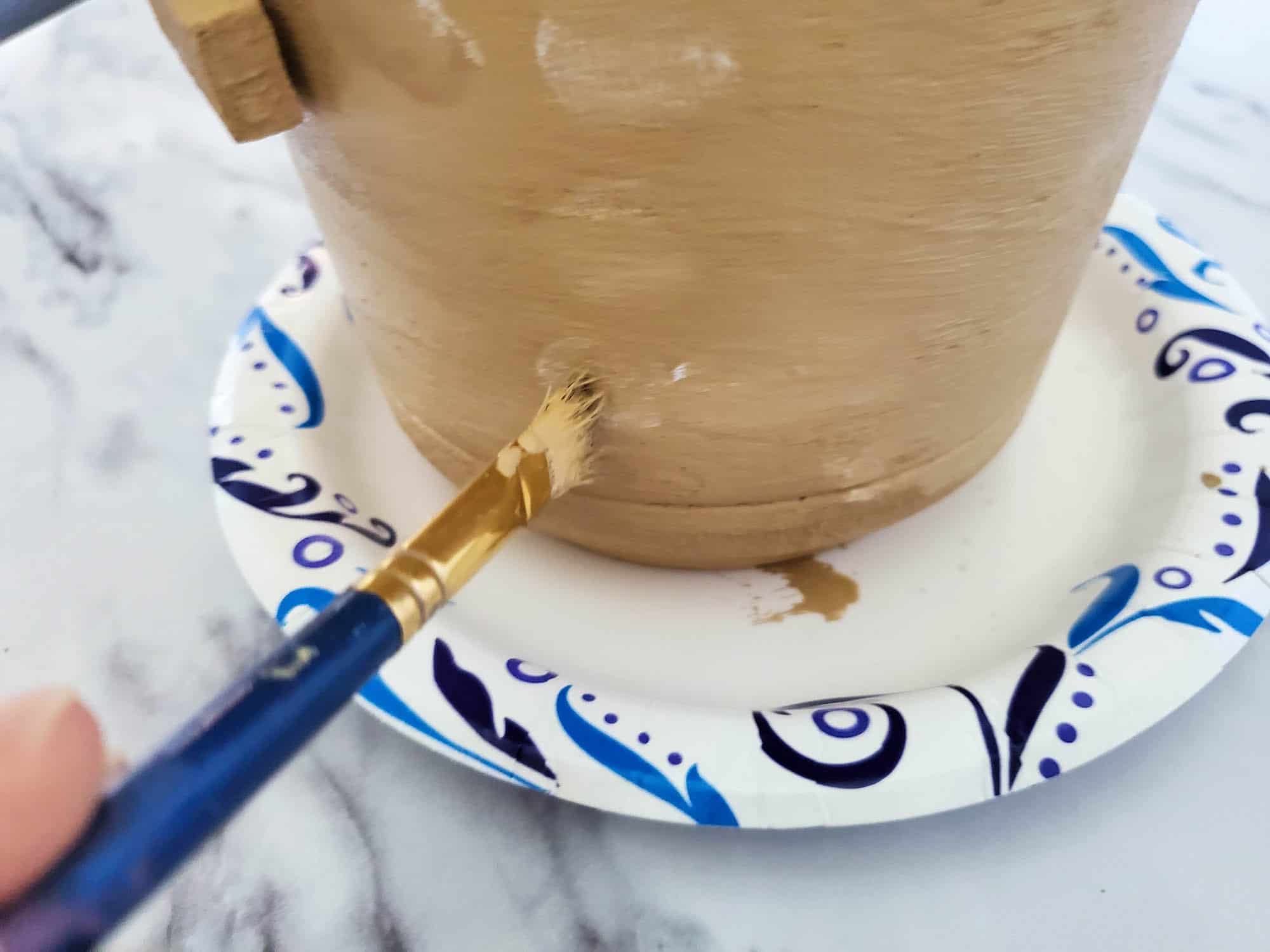 How to Make Faux Terra Cotta Pots (Dollar Tree DIY) Single Girl's DIY