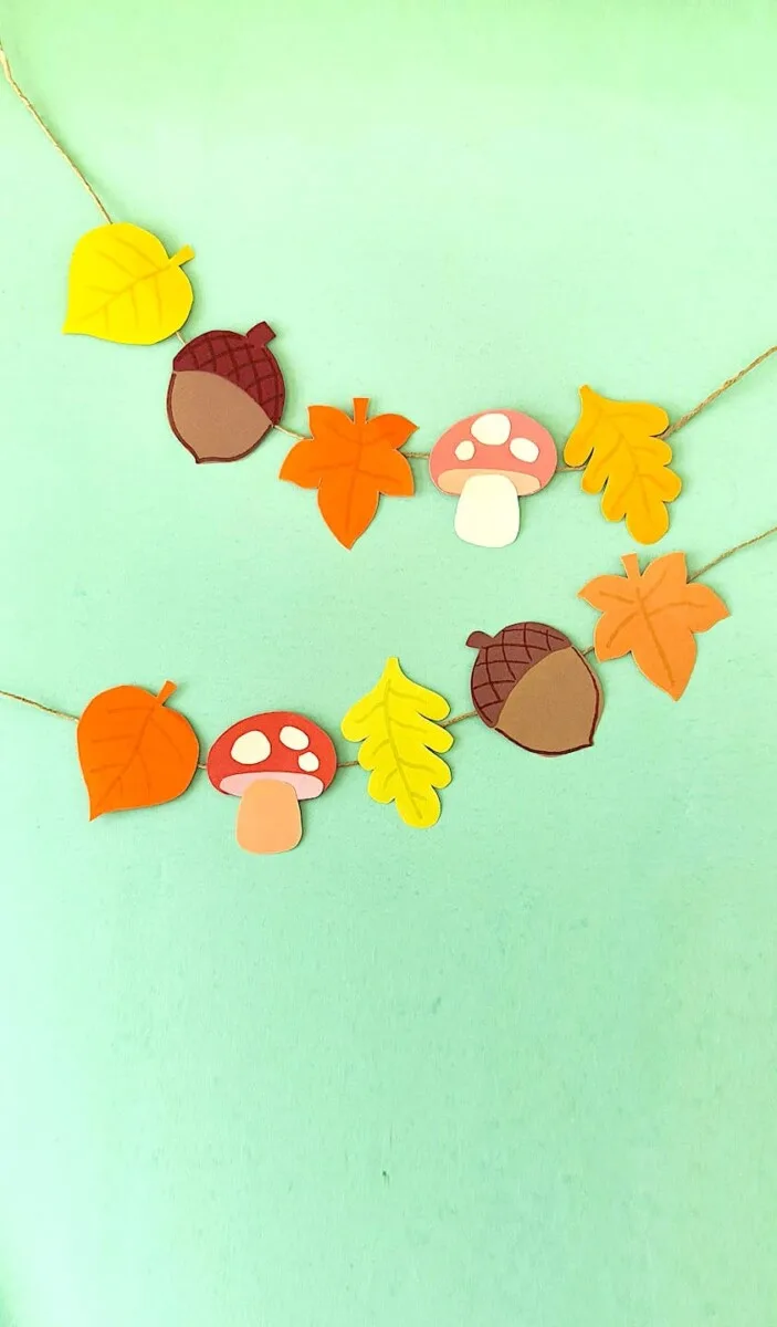 Craft Cottage - Paper Leaf Garland