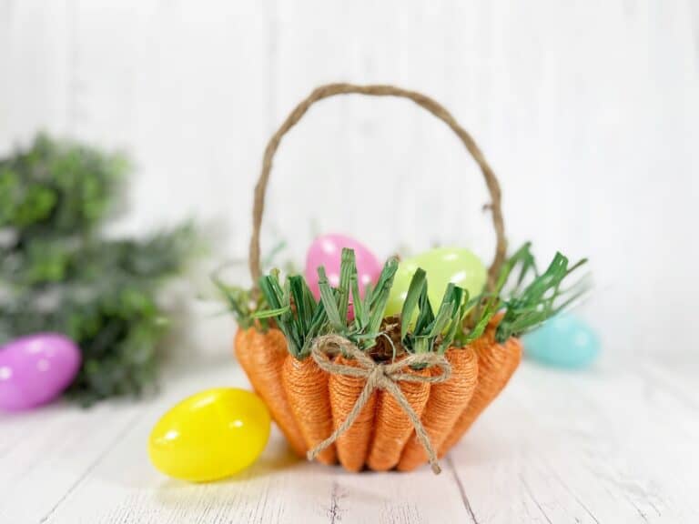 Carrot Easter Basket: Dollar Tree DIY