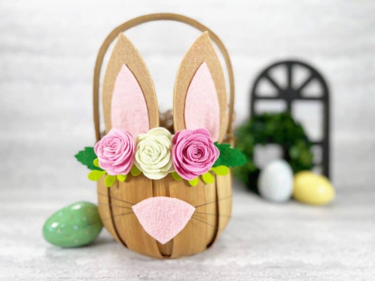 Cute Easter Bunny Basket: Dollar Tree DIY