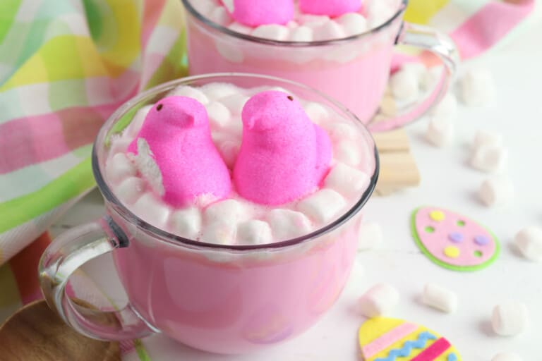 Easter Hot Chocolate with Peeps Recipe