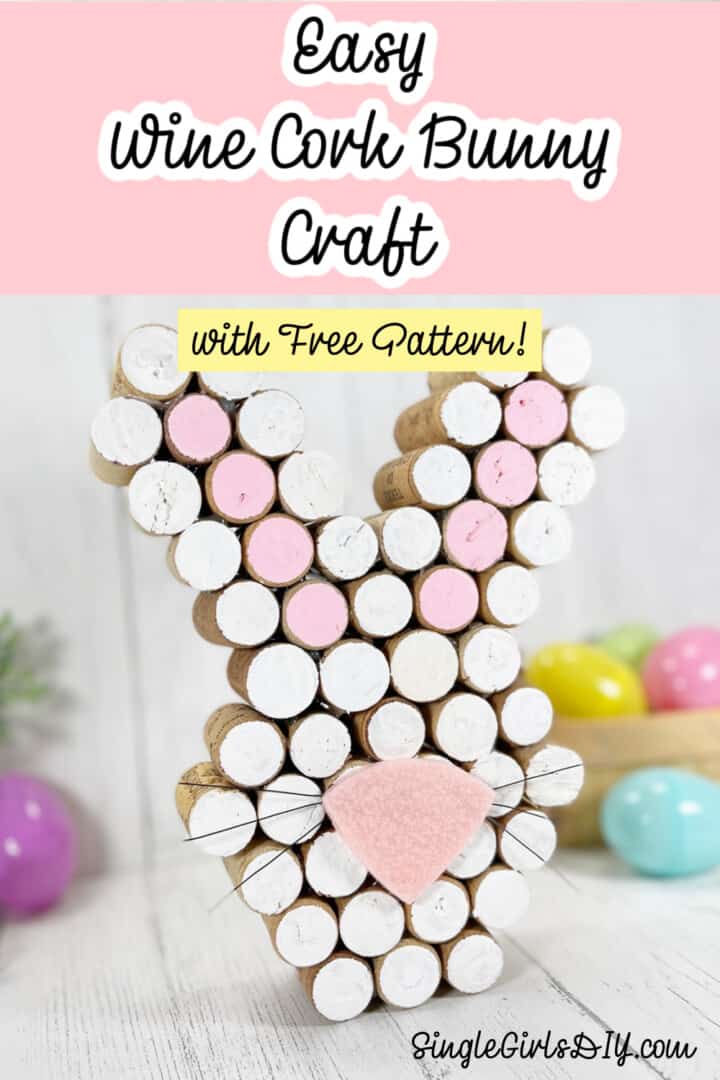 DIY Wine Cork Bunny Craft Single Girl's DIY