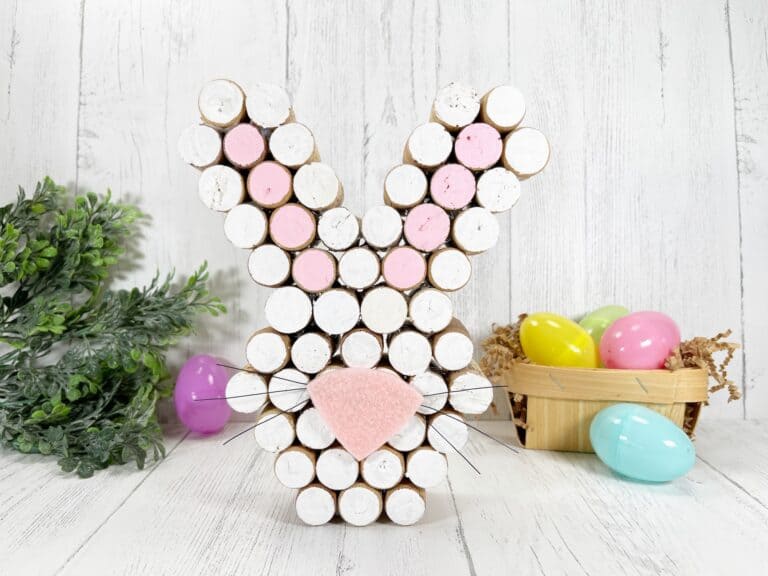 DIY Wine Cork Bunny Craft
