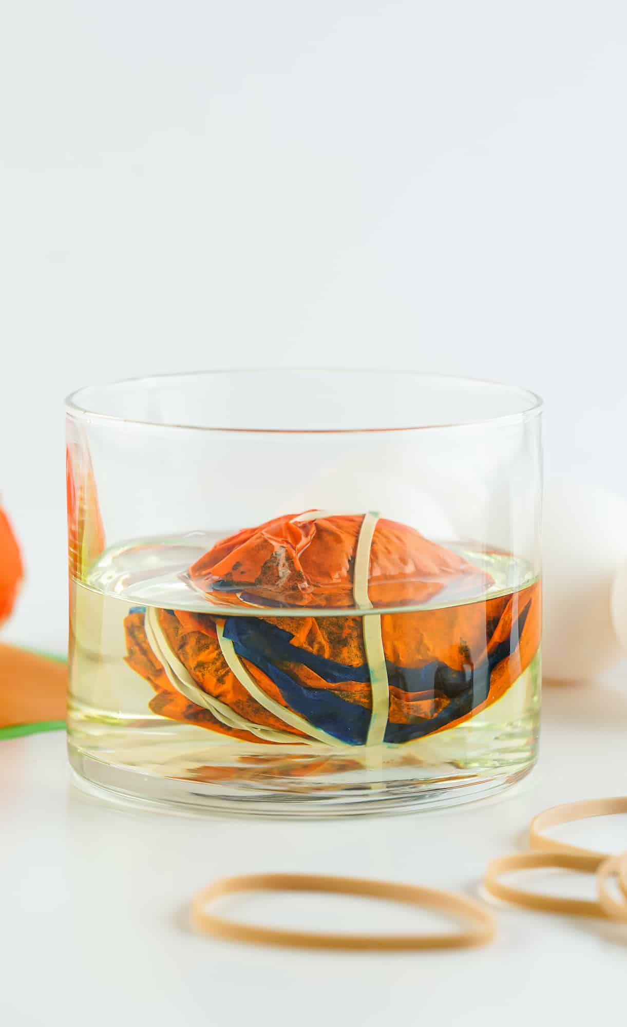 Easy Tissue Paper Easter Eggs How to Color Without Food Dye Single