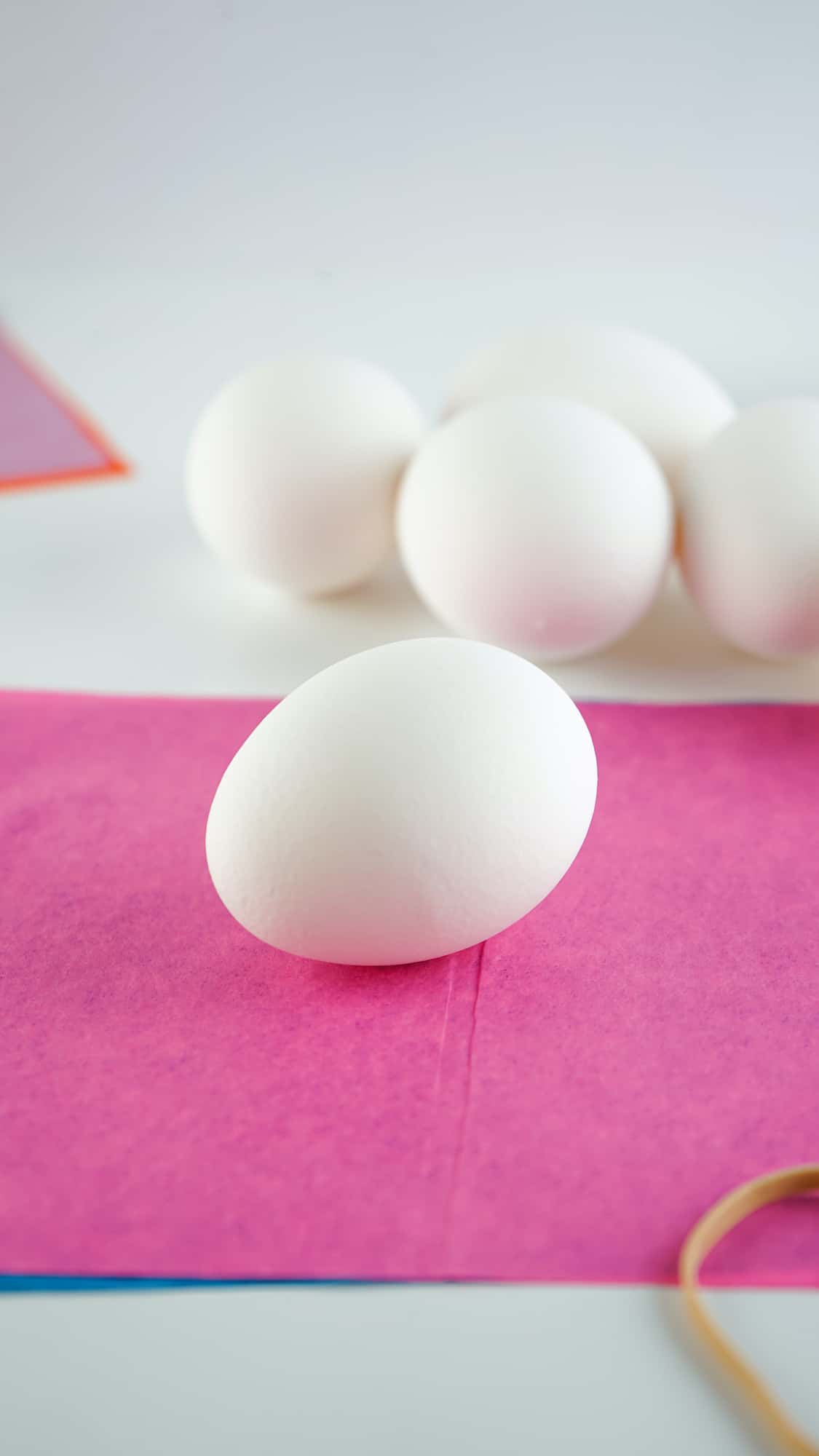 Easy Tissue Paper Easter Eggs How to Color Without Food Dye Single