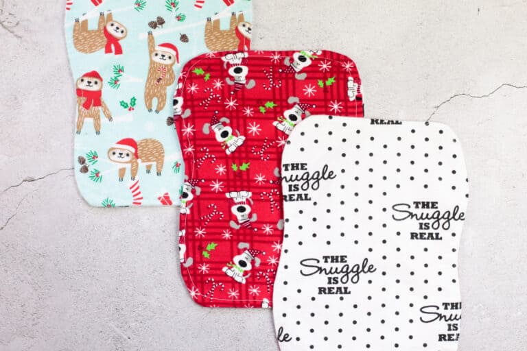 How To Sew Burp Cloths