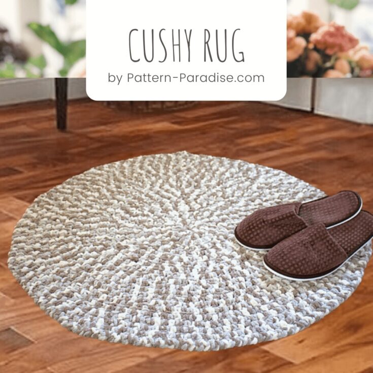 Image for Free Crochet Pattern: Cushy Rug